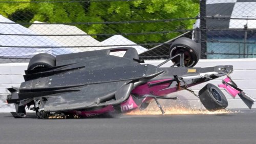 VIDÉO. 500 miles d’Indianapolis : incroyable, un pneu s’envole hors de la piste au-dessus du public