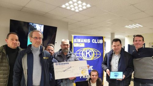 Vire. Le Kiwanis club remet 2 000 € à l’AF Virois