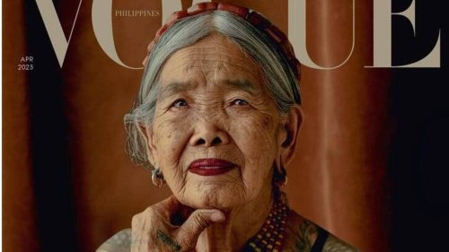 À 106 ans, cette tatoueuse philippine fait la couverture du magazine de mode « Vogue »