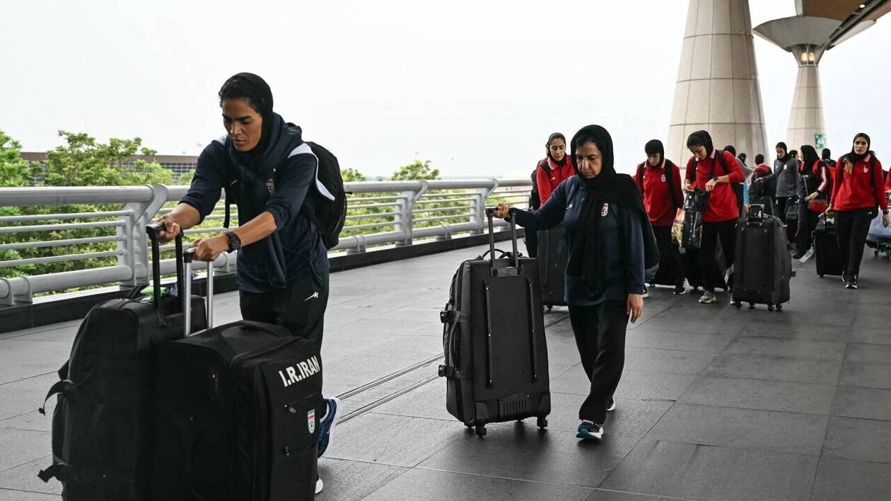 L’équipe féminine de football d’Iran a franchi la frontière turco-iranienne
