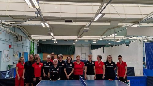 Le trophée Team filles chez les pongistes