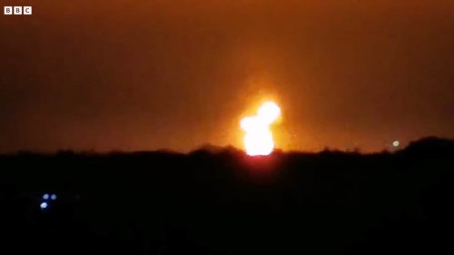 Royaume-Uni. Une impressionnante boule feu dans le ciel d'Oxford après une explosion