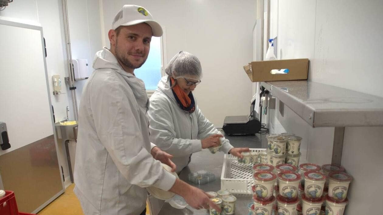 Cet agriculteur morbihanais a été récompensé à un concours international de Lyon pour ses yaourts