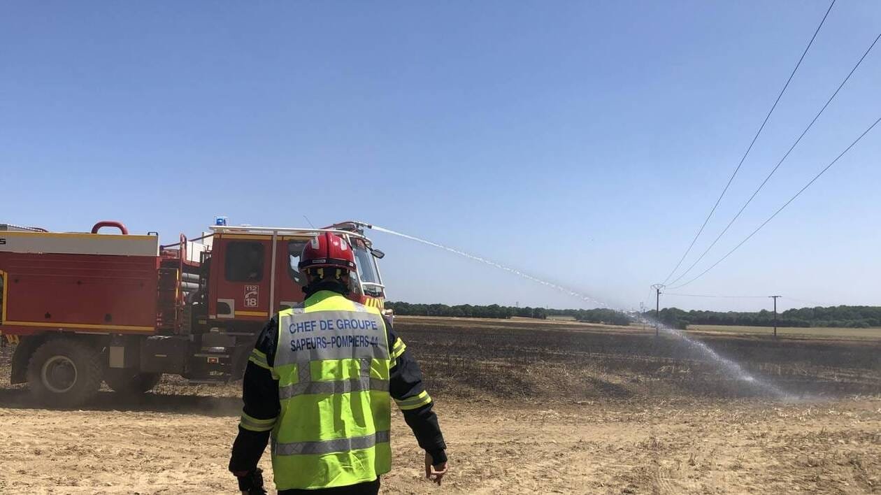 Ce week-end en Loire-Atlantique, les pompiers s’attendent à ce qu’il y ait de nouveaux feux