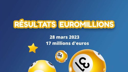 Résultat Euromillions (FDJ) : le tirage my million du mardi 28 mars 2023