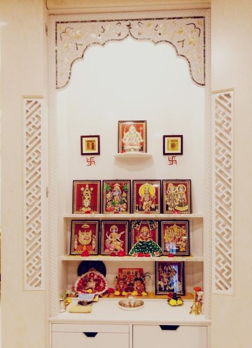Latest Indian Style Pooja Room Designs In 2022 For Your Bright Pooja House | OurFashionPassion