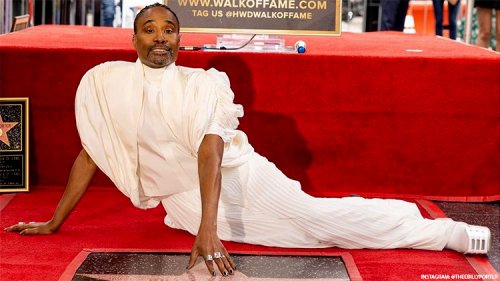 Billy Porter Kisses Husband While Receiving Star on Walk of Fame