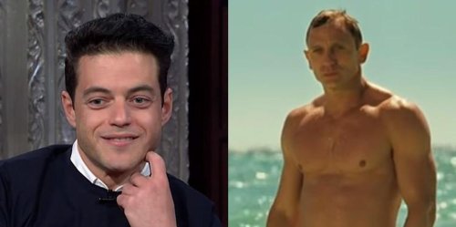 Daniel Craig Kissed Rami Malek on Set of Bond Film 'No Time to Die'