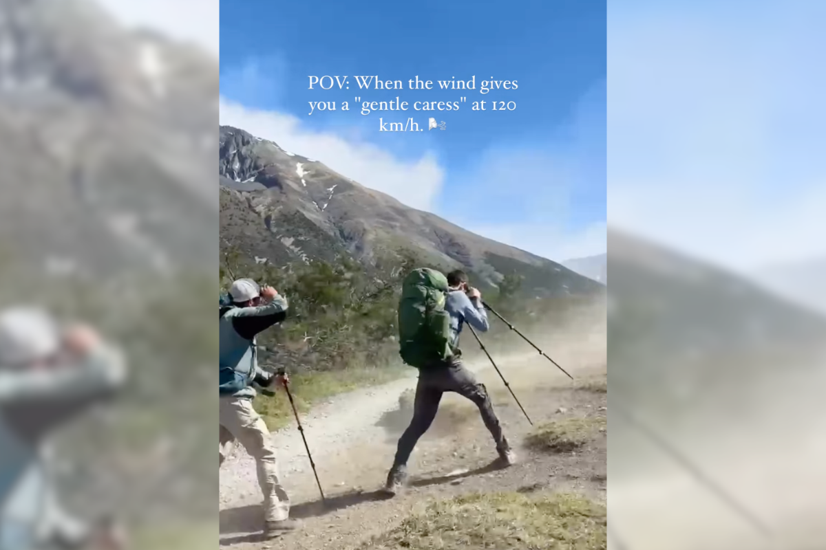 Hikers Face Intense ‘Breeze’ at Torres del Paine National Park