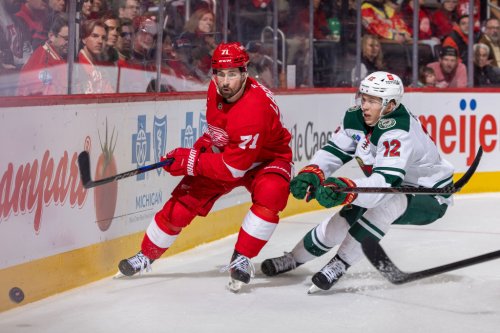 Detroit's Dylan Larkin Scores Bizarre Goal That Needed Multiple Reviews