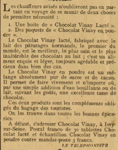 1911, de la publicité et des klaxons à Moulins - Le grenier de mon Moulins