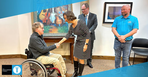 Burton honored with ‘Mag Award’ for impact on local tourism