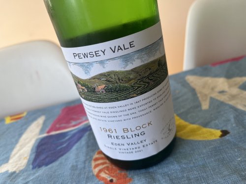 The power of great Australian Riesling with the Pewsey Vale 1961 Block Riesling 2021