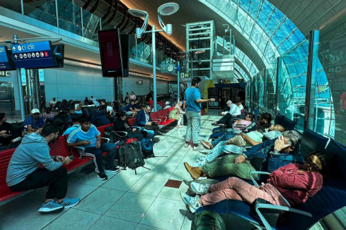 Dubai Airport Goes into Meltdown as Emirates Tells Passengers They Can’t Leave After Historic Floods Swamp Airfield