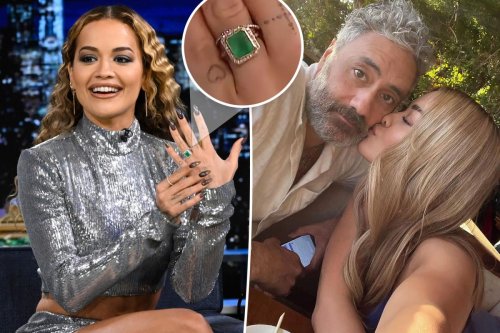 Rita Ora’s engagement ring from Taika Waititi could be worth half a million bucks