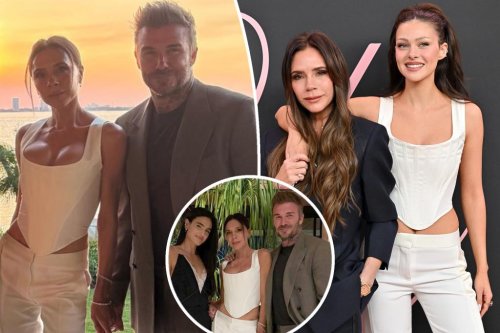 Victoria Beckham celebrates 51st birthday in white-hot corset look previously worn by Nicola Peltz