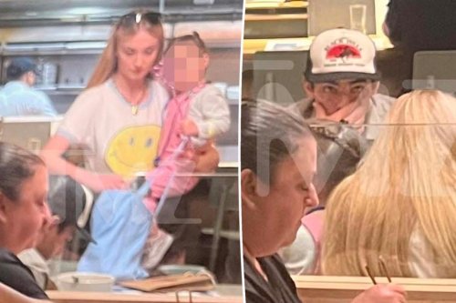 Sophie Turner and Joe Jonas spotted at lunch with daughters 2 days before shock lawsuit