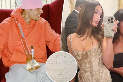 Justin Bieber flaunts drug use after wife Hailey posts cryptic note amid singer’s troubling behavior
