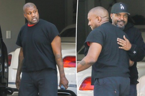 Kanye West and Ice Cube reunite after fallout over anti-Semitism controversy