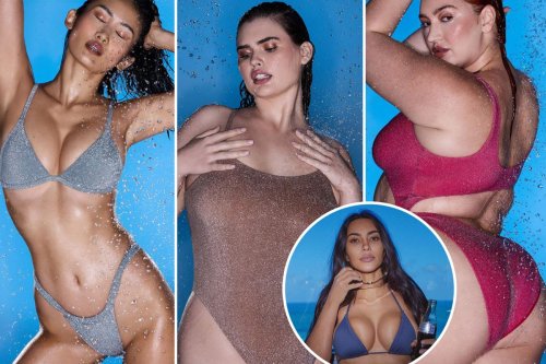 Kim Kardashian’s Skims drops glitter swimsuits: Shop the new swim styles
