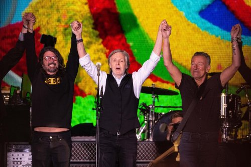 Paul McCartney taps Dave Grohl, Bruce Springsteen for epic Glastonbury set