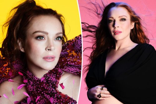 Pregnant Lindsay Lohan bares her baby bump on Allure cover: ‘I popped!’