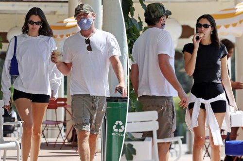 Leonardo DiCaprio, 48, and model Vittoria Ceretti, 25, cool off from ...