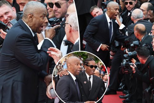 Denzel Washington gets into heated confrontation with handsy photographer at Cannes Film Festival