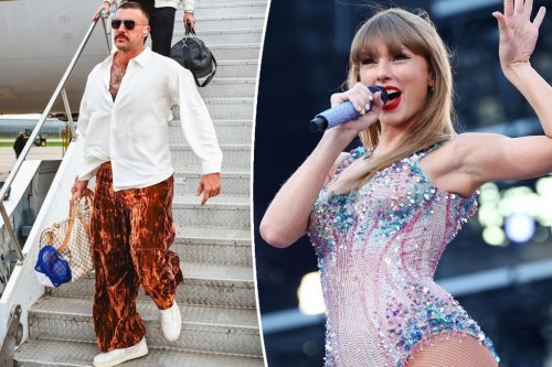 Travis Kelce lands in Sydney ahead of Taylor Swift’s Eras Tour concerts