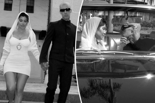 Kourtney confirms Travis Barker marriage, shares intimate wedding pics