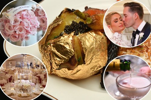 Paris Hilton’s lavish wedding reception featured 
   potatoes