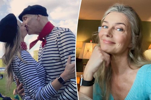 Sealed with a kiss in the city of love! Paulina Porizkova, 58, finally