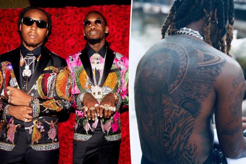 Offset debuts massive back tattoo honoring late cousin Takeoff | Flipboard