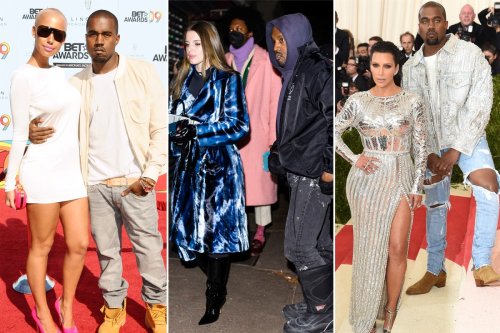 A history of Kanye West dressing the women he dates: Kim K to Julia Fox