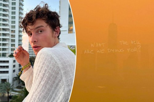 Fans slam Shawn Mendes for teasing new single with photo of NYC under wildfire smoke