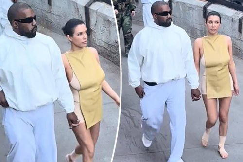 Bianca Censori’s feet wrapped with bandages while on Disneyland date with Kanye West