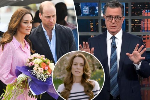 Stephen Colbert regrets fueling Prince William affair rumor after Kate Middleton cancer news