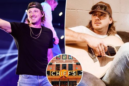 Morgan Wallen chats with mystery woman in photos taken minutes before he allegedly threw chair off rooftop