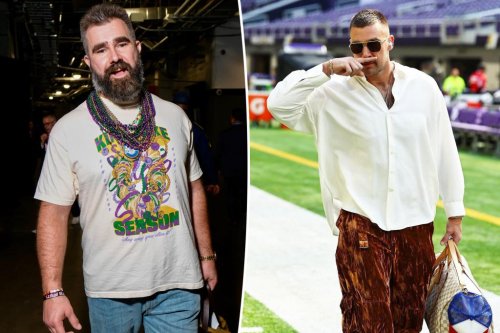 Jason Kelce pokes fun at Travis’ designer duds while announcing big change to his Underdog brand