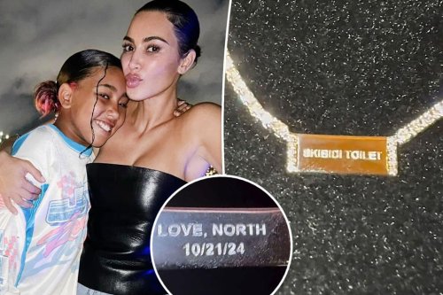 North West Gets Mom Kim Kardashian A Diamond Necklace With Bizarre ...