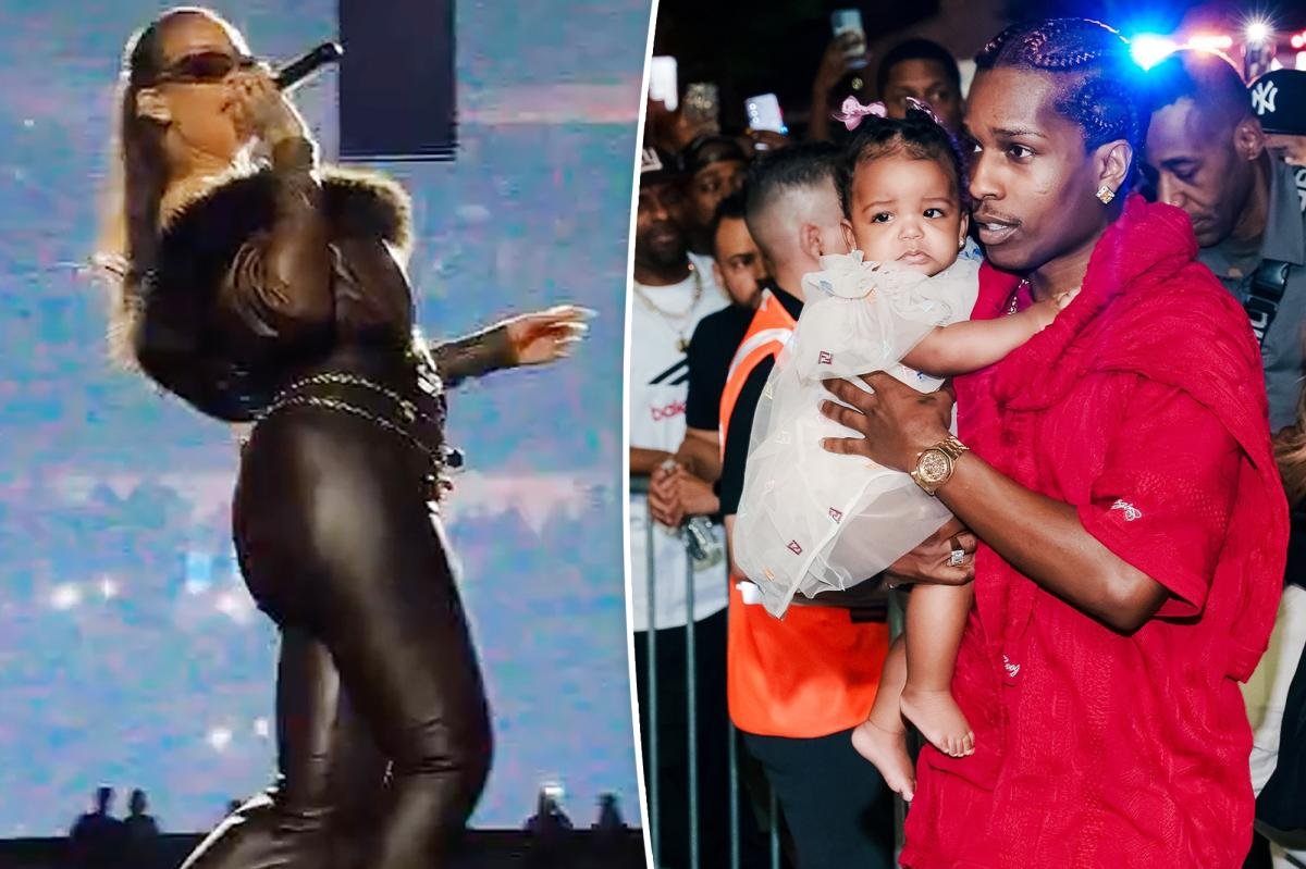 Rihanna’s 10-month-old daughter Rocki sports four-figure Fendi look at Jay-Z concert