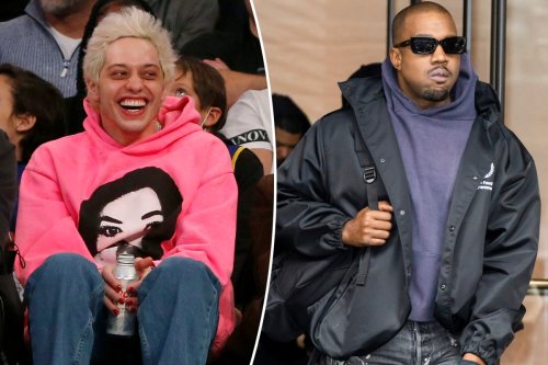 Pete Davidson finds Kanye West’s lyrical threats ‘hilarious’