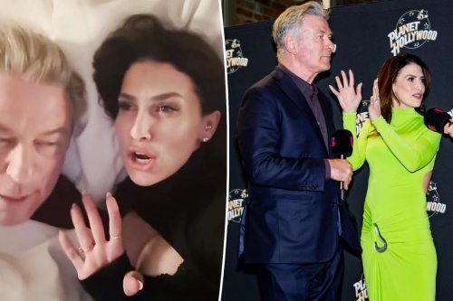 Hilaria, Alec Baldwin awkwardly attempt to explain viral red carpet moment: He has ‘correctile dysfunction’