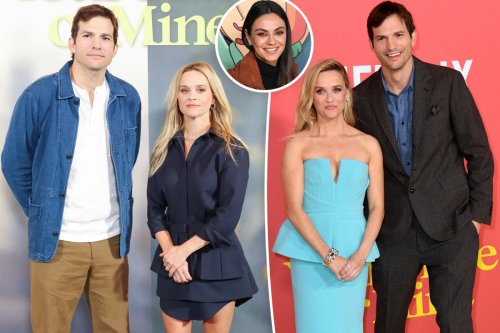 Mila Kunis trolls Ashton Kutcher, Reese Witherspoon over ‘awkward’ red carpet pics
