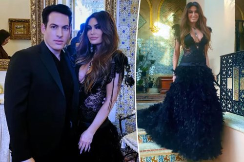 Kimberly Guilfoyle shows Donald Trump Jr. what he’s missing in glam lace gown at Mar-a-Lago bash