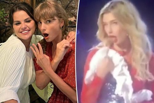 Selena Gomez Reacts To Resurfaced Video Of Hailey Bieber Gagging Over Taylor Swift Flipboard 