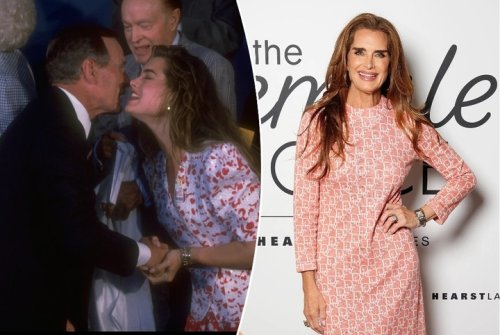 Brooke Shields got boyfriend advice from ‘confidant’ George H.W. Bush