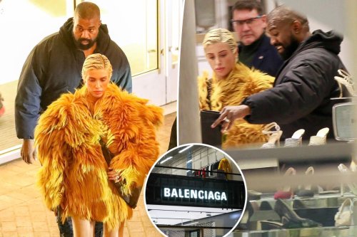Disgraced Kanye West shops with ‘wife’ Bianca Censori at canceled Balenciaga