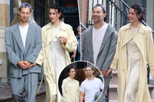 Jack Antonoff, Margaret Qualley can’t stop smiling in first pics since