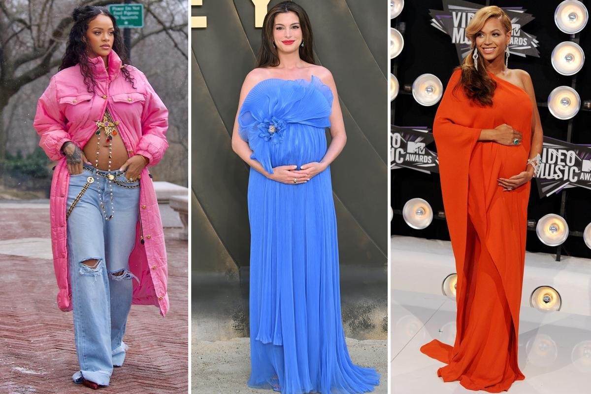 The best celebrity maternity looks of all time: Anne Hathaway, Rihanna and more